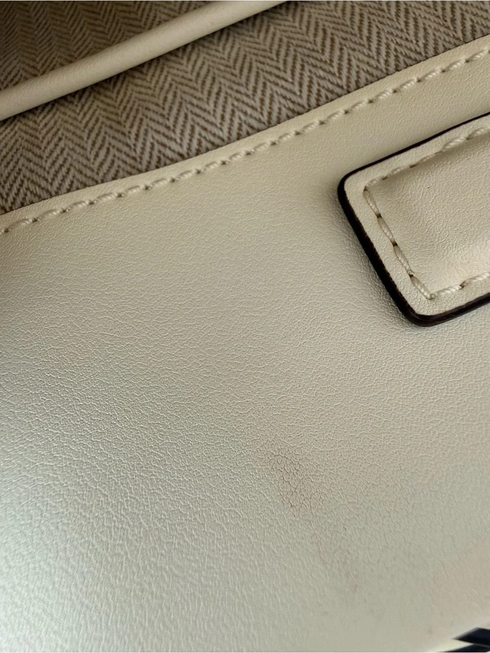 Tory Burch Ella Bio Small Tote | Warm White | Includes Tags & Dust Bag